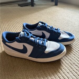 Nike Navy and White Sneakers